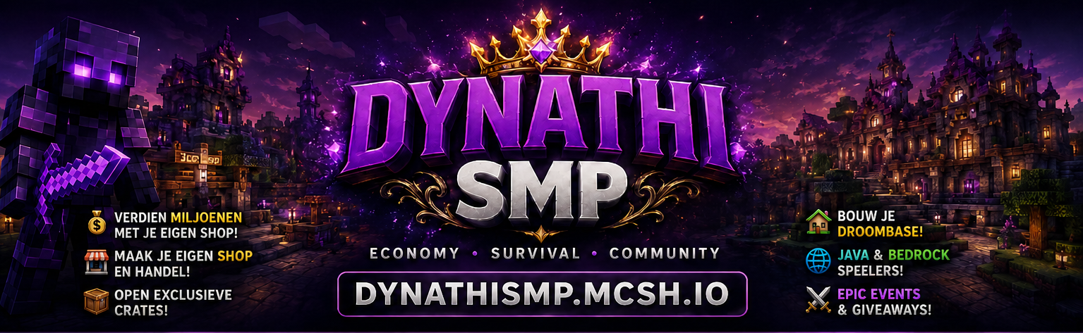 DynathiSMP Economy Survival Community